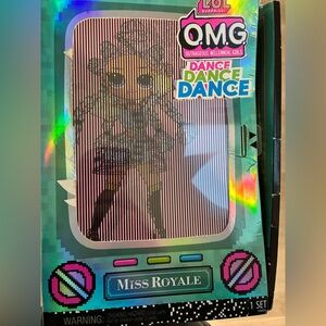 L.O.L. Surprise! O.M.G. Miss Royale Doll with Black and Silver Outfit